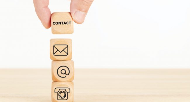Contact us concept
